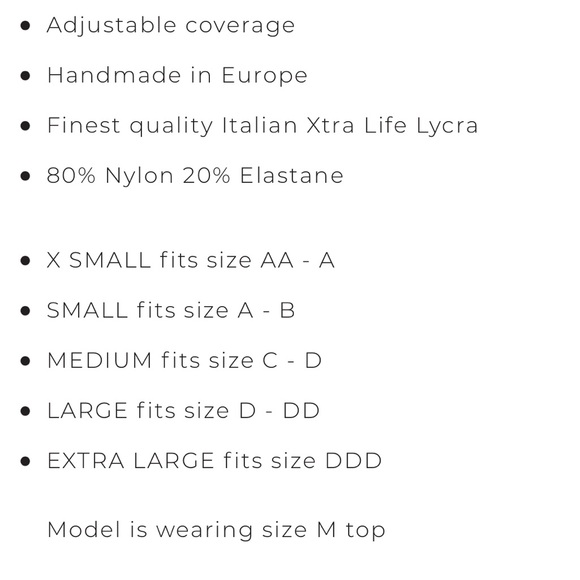 Hard Swimwear MIA Halter Wrap-Around Bikini Top NWT - Picture 5 of 7